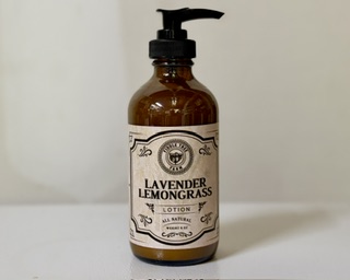 Handcrafted Lotion with Shea butter and Lavender Lemongrass Essential Oil